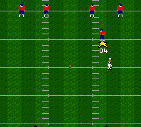 Madden 96 - Game Gear game screenshot (1995) by Electronic Arts